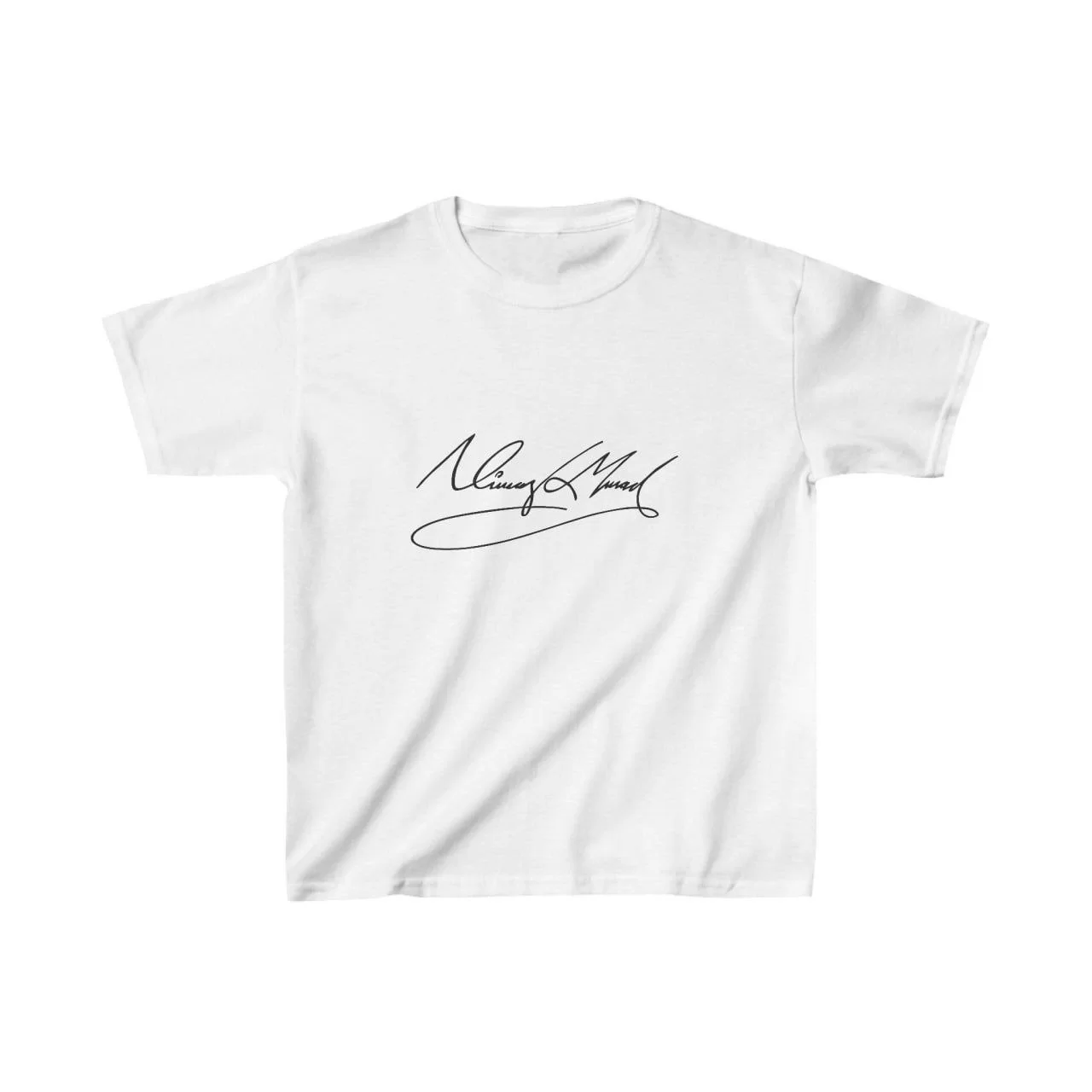 Unisex Çocuk Baskılı T-Shirt - Beyaz