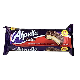 Alpella Pasta 240 gr Sütlü Çikolata Kaplamalı Bisküvi