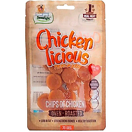 Dentalight Chicken Chips Tavuk Etli Köpek Ödül Cipsi 70 Gr