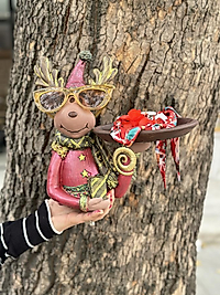 Özel Tasarım Geyik Sunumluk