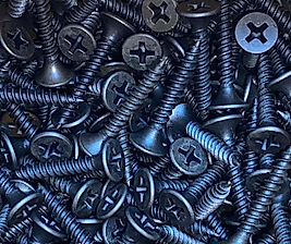 AKDENİZ SIK DİŞLİ ALÇIPAN VİDASI 3,5*25 SİYAH 1000*16