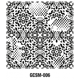 GRUNGE STENCIL MİNİ GCSM-006 25X25