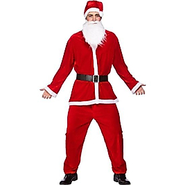 NOEL BABA KOSTÜMÜ POLAR 5 PARÇA