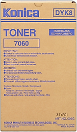 Konica 7060 Toner Siyah DYK8
