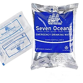 Acil İçme Suyu Rasyon Paketi & SEVEN OCEANS® Emergency Drinking Water Ration (18'Lİ)