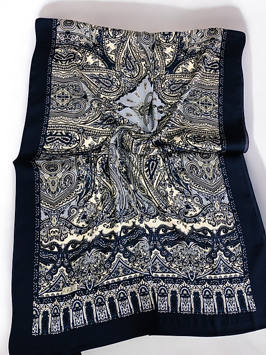 Desenli Alfa Silk Şal Pastel Desen