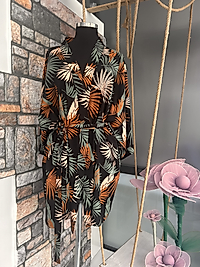 Yaprak Desenli Kimono
