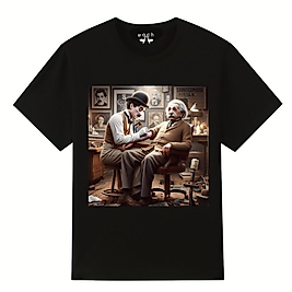 WACH KİŞİYE ÖZEL T SHIRT SİYAH 25