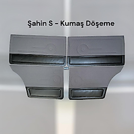 ŞAHİN S KAPI DÖŞEMESİ - KUMAŞ - GRİ RENK