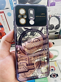 Redmi 12C Lens Korumalı Telefon Kılıfı Mor