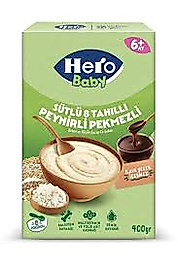 Hero Baby kaşık mama 200 gr sütlü 8 tahıllı peynirli pekmezli