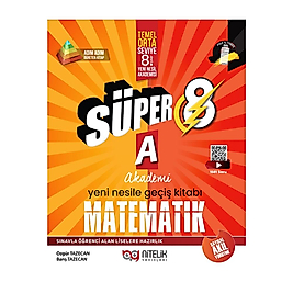 Nitelik Yayınları 8.Sınıf Matematik (A) Süper Soru Yeni Nesile Geçiş