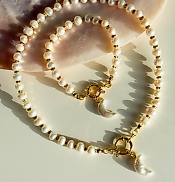 Pearl Moon Bracelet | Bileklik