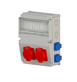 NEAD 3X25 A 2 ADET ÖN + 1X16 A 4 ADET YAN  KOMBİNASYON PRİZİ 5003