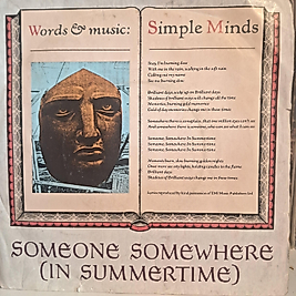SIMPLE MINDS * SOMEONE SOMEWHERE