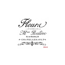 Home Decor Midi Stencil 22*22 cm hdm-41