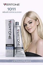 VERTONE SAÇ BOYASI 60 ML. (1011 KÜLLÜ SÜPER BLONDE)