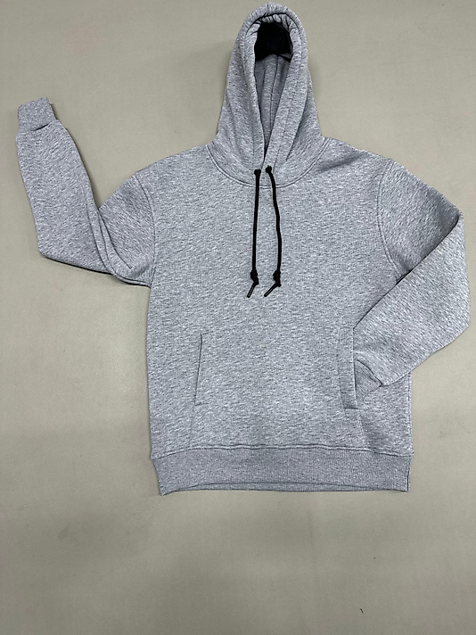 unisex 3 İplik Şardonlu Kapüşonlu Sweatshirt