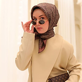 Twill İpek Eşarp 2025 Yaz Sezonu 11459-25
