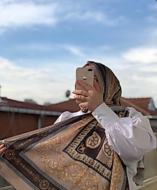 Versace model soft şal