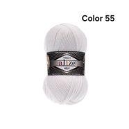 ALİZE SUPERLANA MİDİ COLOR 55-BEYAZ