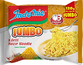 İNDOMİE JUMBO KÖRİ AROMALI HAZIR NOODLE 40 lı