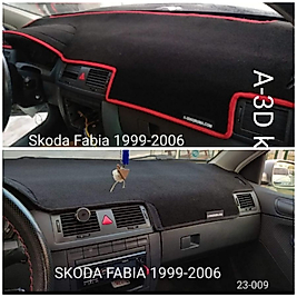 Skoda Fabia 1999-2006 Konsol Torpido 3D Koruma