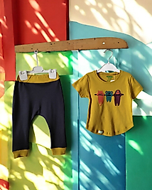 2B ORGANİKO Yellow Three Animals