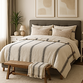 Müslin Nevresim Takımı Premium %100 Pamuk Tek Kişilik 160X220 cm