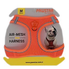 Pawstar Neon Orange Air Mesh (3XS, 2XS, XS, S, M, L, XL)