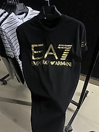 ZEROWEAR - EA7 KOL DETAYLI PREMİUM KALİTE ERKEK T-SHİRT