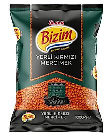 BİZİM 1KG YERLI KIRMIZI MERCIMEK