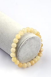 Aragonit Doğal Taş Bileklik 8 mm Küre