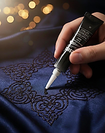 Desen Kumaş Kontür Gutta Siyah 20ml