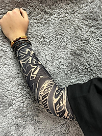 Giyilebilir Desenli Kol Dövmesi 3D Baskılı Tattoo