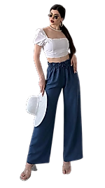 Beli Büzgülü Pantolon