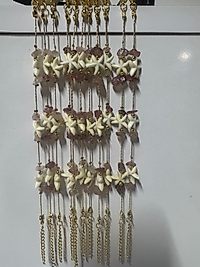 Deniz Kabuğu Gül Kuvars Taşlı Bileklik