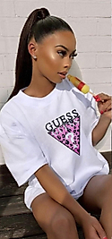 Guess Baskılı T-shirt