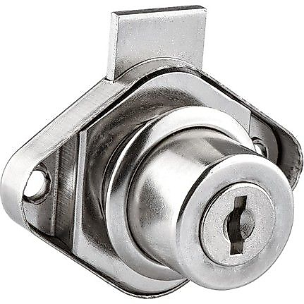 ÇEKMECE KİLİDİ OVAL KROM