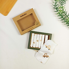 Ekru Organic Müslin Bebek Mendili / 7'li Set / 24 x 24 cm