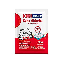 Kiki Excellent Çilek Kokulu Koku Giderici (25 g)