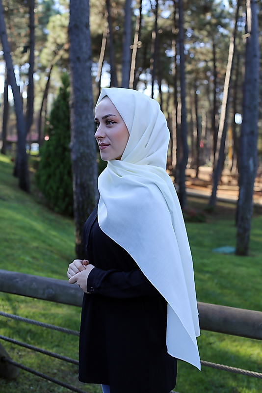 Düz Modal Polyester Şal 80 X 185 Ebat