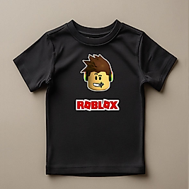 Roblox Baskılı Normal Kalıp  Çocuk Tişört