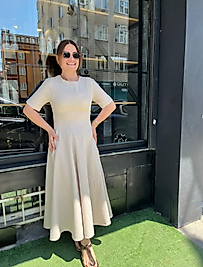 Kısa Kollu Basic Uzun Elbise