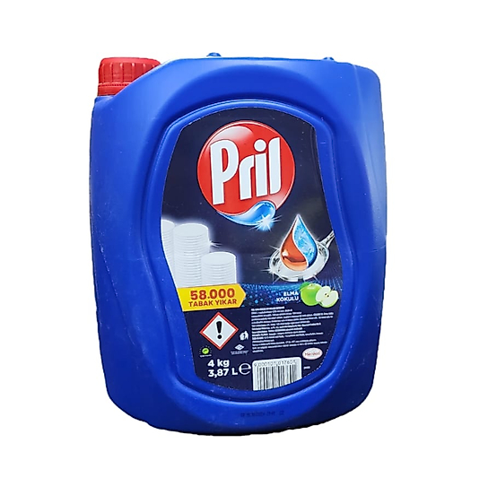 PRİL BULAŞIK DETERJANI ELMA KOKULU 4 KG ( KDV DAHİL )