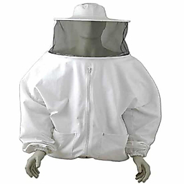 Profesyonel Astronot Tipi 3 Fermuarlı Arıcı Maskesi – Beyaz