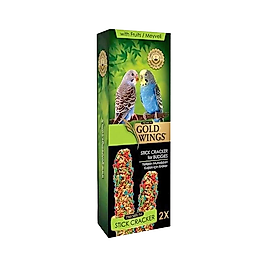 Gold Wings Meyveli Muhabbet Kuşu Krakeri 2 x 60 g