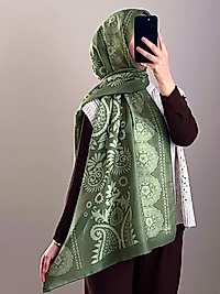 PAMUKLU ARYA DESENLİ ŞAL-ÇAĞLA