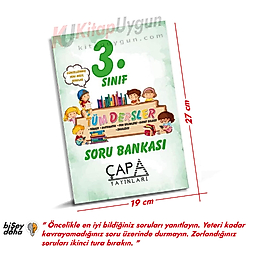 3. Sınıf Tüm Dersler Soru Bankası Çapa Yayınları