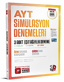 3D AYT SIMULASYON 3'LU ESIT AGIRLIK (2025-2026)